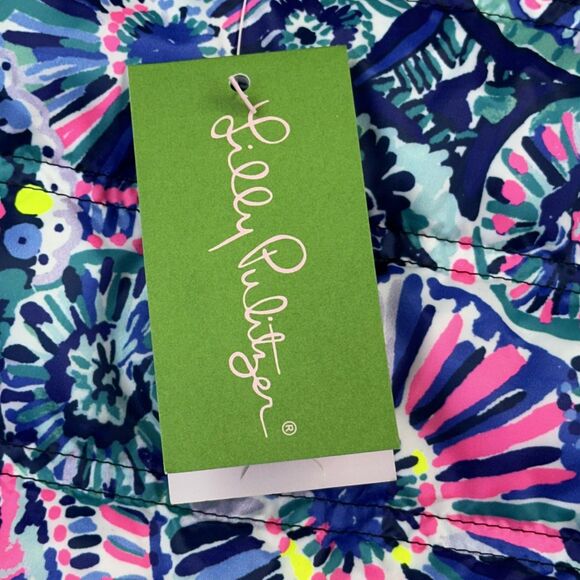 Lilly Pulitzer Vest Women's Medium Black Onyx Elana Full Zip Down Puffer NWT - Picture 6 of 15